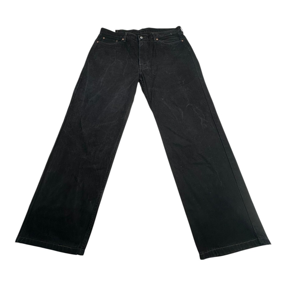 Levi Strauss 550 Black Relaxed Fit‎ Jeans Mens W42 L30